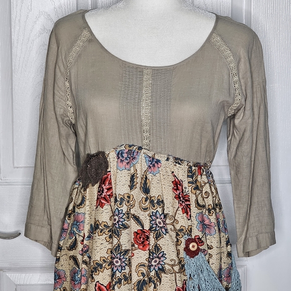 Handmade Upcycled CottageCore Dress Small - Picture 3 of 9